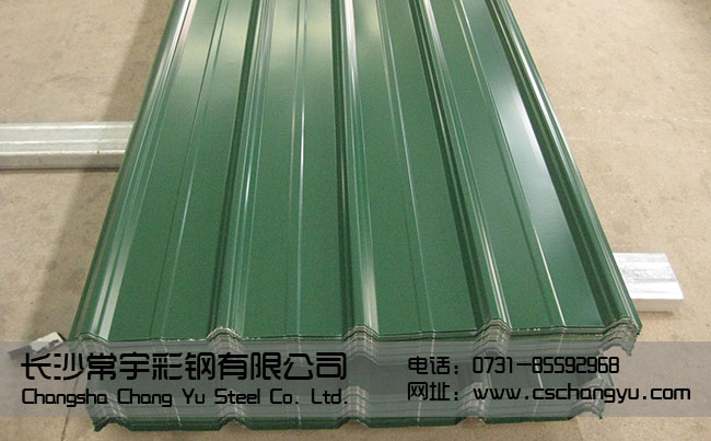 【湖南彩鋼板廠】彩鋼壓型板(彩鋼瓦)的型號介紹